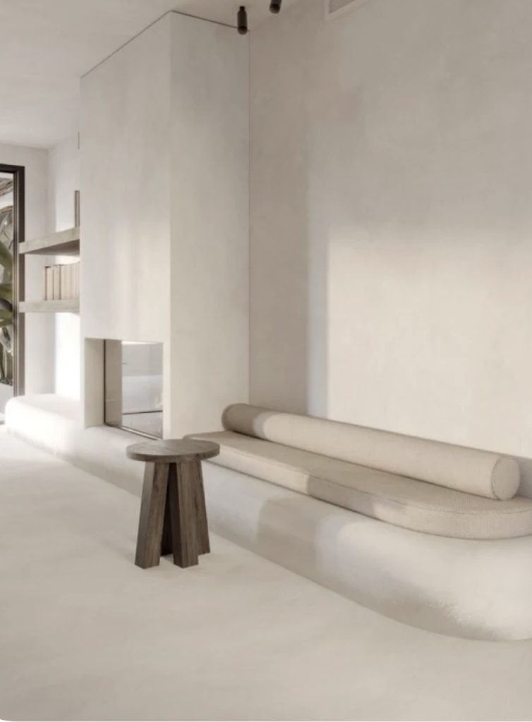 banquette intégrée pour un intérieur contemporain