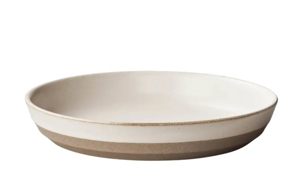 assiette creuse ecrue