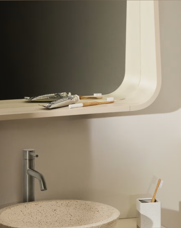 miroir blanc